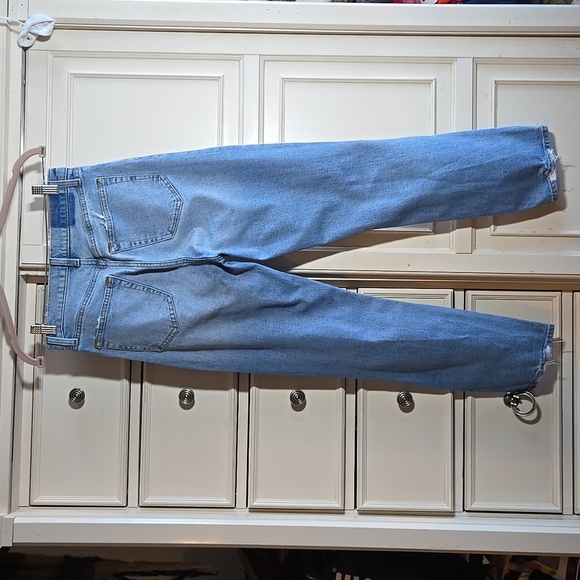 Abercrombie & Fitch Blue Distressed Women Jeans - Picture 5 of 10